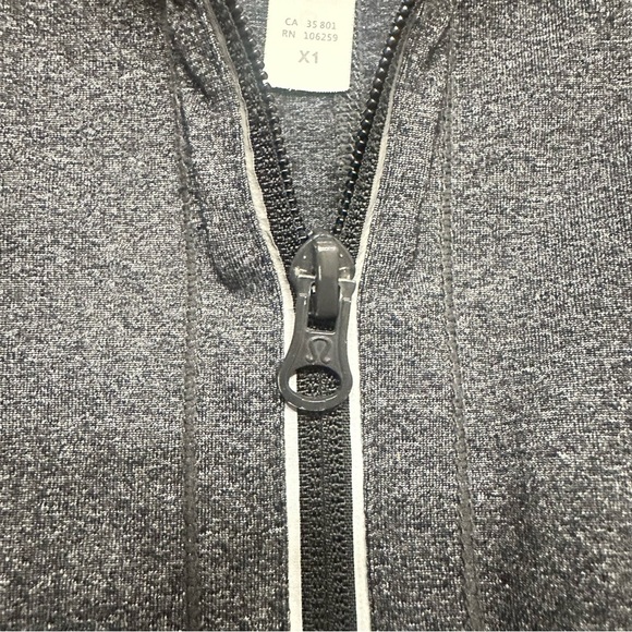 Lululemon 1/4 Quarter Zip Pullover Shirt Size 6 Gray - Picture 5 of 10